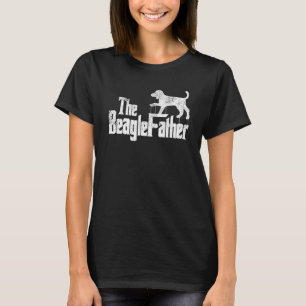 Beagle Vater Dog Vater Funny Doggie Puppy Pub Dadd T-Shirt