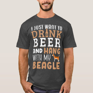 Beagle Vater Funny Vathers Day Hunde Lover Geschen T-Shirt