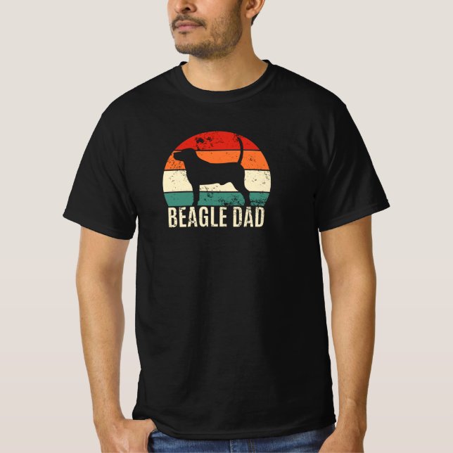 Beagle Vater T-Shirt (Vorderseite)