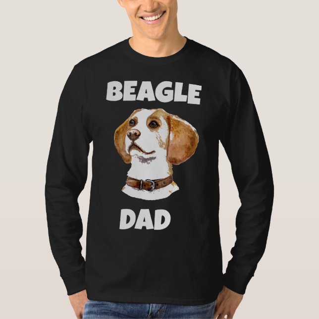 Beagle Vater T-Shirt (Vorderseite)