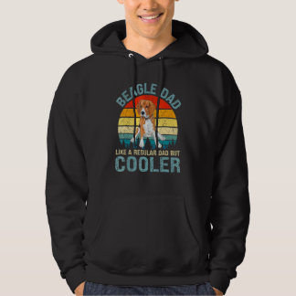 Beagle Vater wie ein regelmäßiger Vater, aber Cool Hoodie