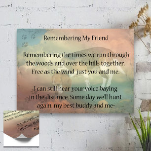 Beagle Verlust Poster