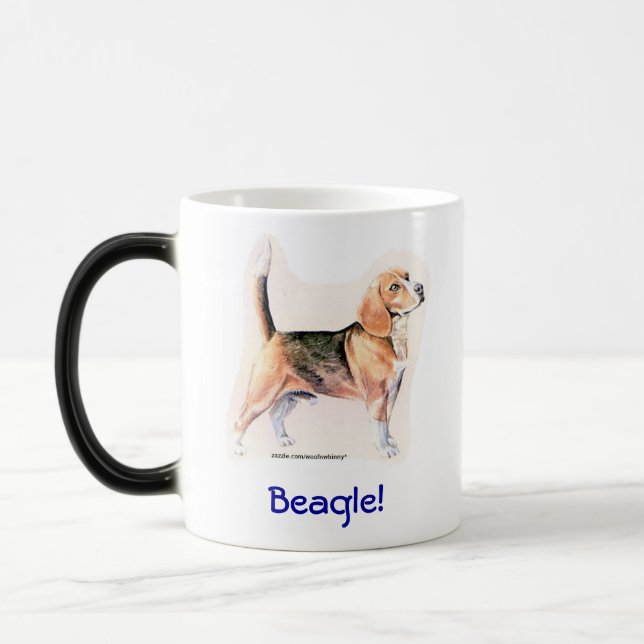Beagle Verwandlungstasse (Links)