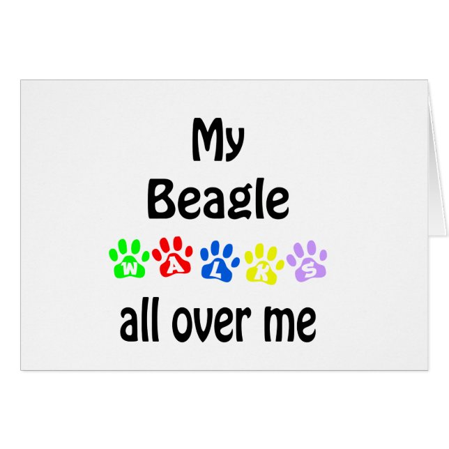 Beagle Walks Design (Vorderseite (Horizontal))
