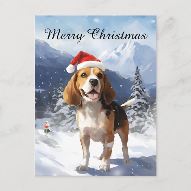 Beagle Weihnachten (Vorderseite)