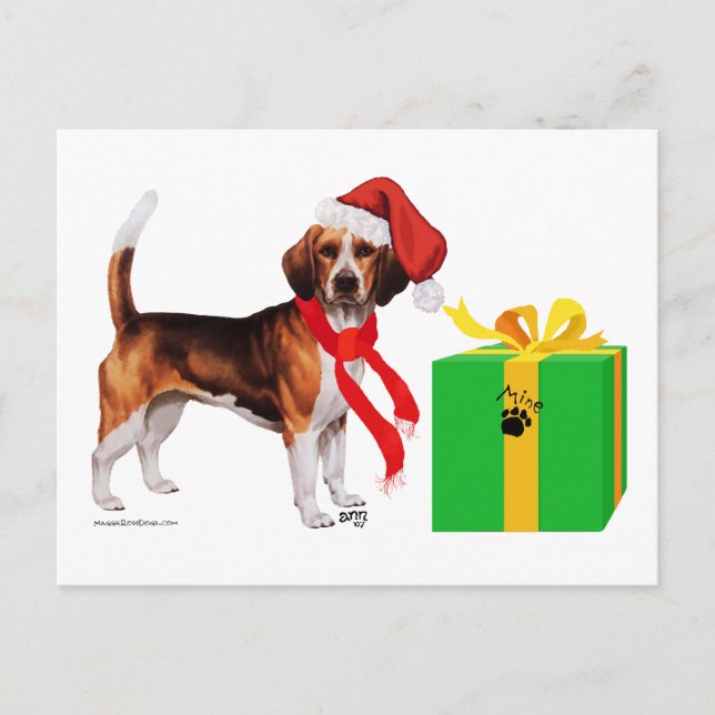 Beagle Weihnachten (Vorderseite)