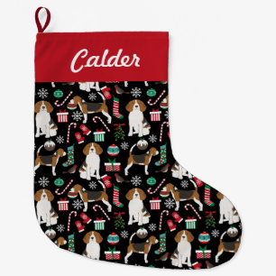 Beagle Weihnachten Strumpf Großer Weihnachtsstrumpf
