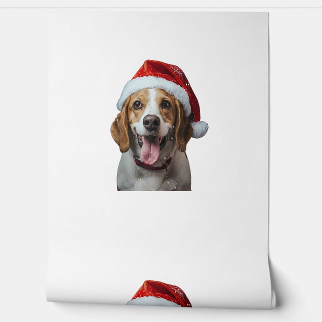 Beagle Weihnachten Tapete (Abrollen)