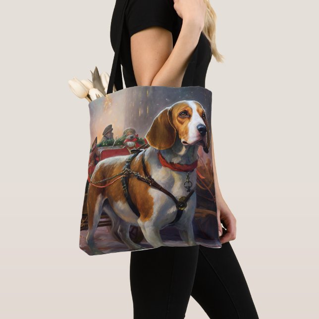 Beagle Weihnachts-Feiertage Tasche (Von Nahem)