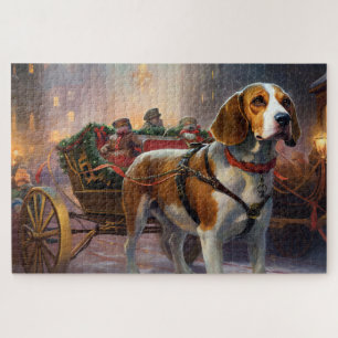 Beagle Weihnachtsfest Saison
