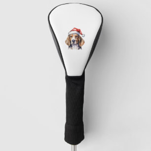 Beagle Weihnachtshund Golf Headcover
