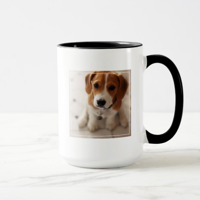 Beagle-Welpe 2 Tasse (Rechts)