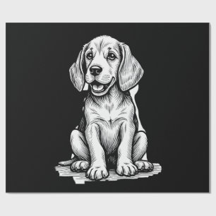 Beagle-Welpe süß, Familie Tierliebhaber Tank Top Geschenkpapier