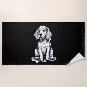 Beagle-Welpe süß, Familie Tierliebhaber Tank Top Strandtuch