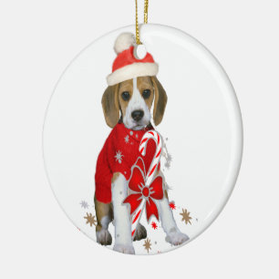 Beagle Welpe Weihnachtsschmuck