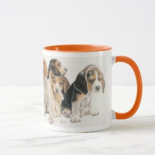 Beagle-Welpen Tasse