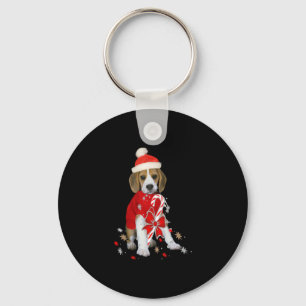 Beagle Welppy Christmas Baby Bodysuit Schlüsselanhänger
