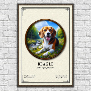 Beagle-Zoologie-Serie Poster