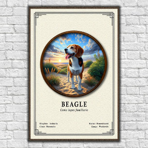 Beagle-Zoologie-Serie Poster