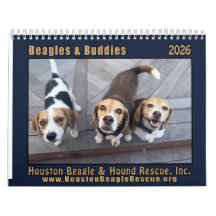 Beagles and Buddies 2026 Calendar