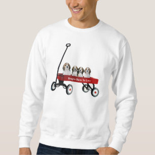 Beagles im Lastwagen-Unisexsweatshirt Sweatshirt