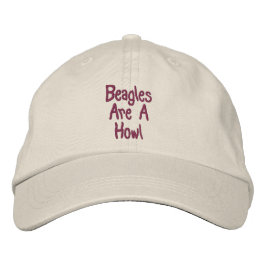 Beagles sind ein Howl Niedlich bestickte Cap Bestickte Baseballkappe