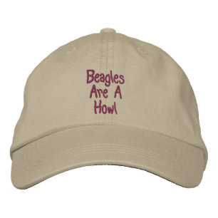 Beagles sind ein Howl Niedlich bestickte Cap Bestickte Baseballkappe