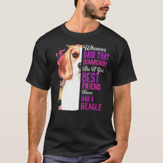 Beagles sind ein Mädchen bester Freund Hund Mama M T-Shirt