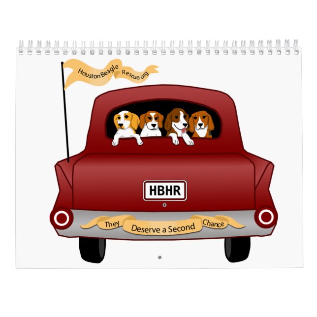 Beagles und Buddies 2026 Kalender (Rückseite)