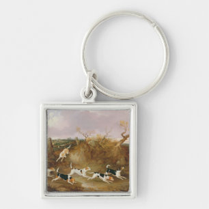 Beagles vollständig…, 1845 (Öl auf Leinwand) Schlüsselanhänger