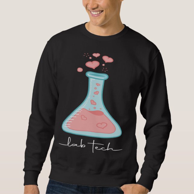 Beaker Lab Tech Laboratory Technician Sweatshirt (Vorderseite)