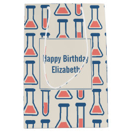 Beaker & Test Tube Science zum Geburtstag Mittlere Geschenktüte