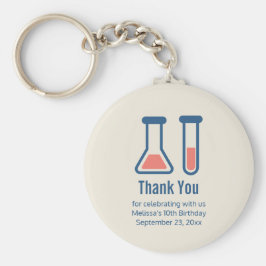 Beaker & Test Tube Science zum Geburtstag Schlüsselanhänger