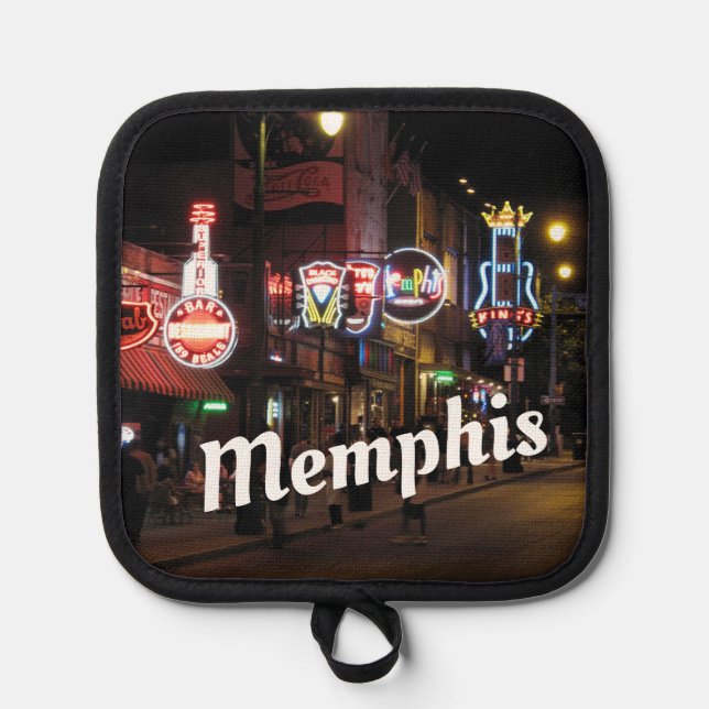 Beale Street, Memphis, Tennessee Topflappen (Vorderseite)