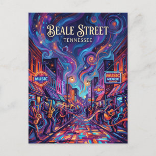 Beale Street Tennessee Postkarte