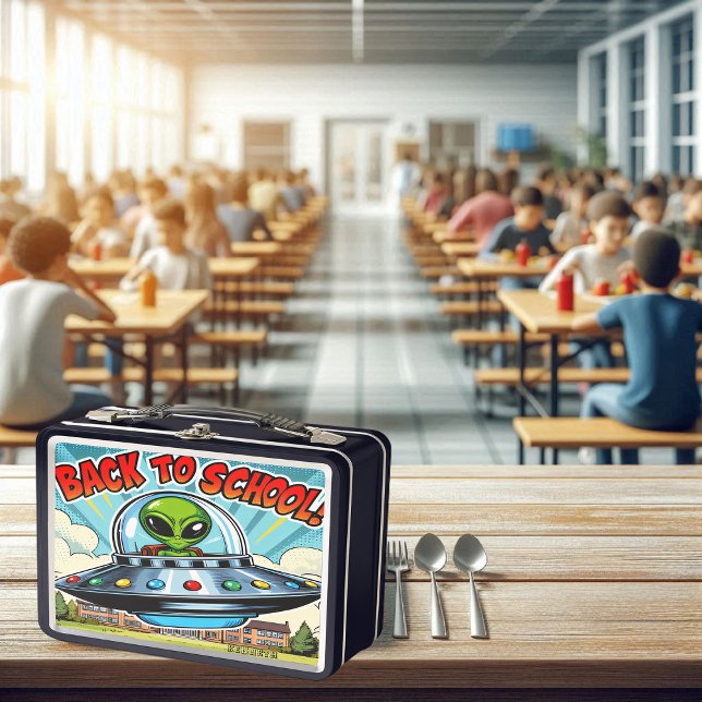 Beam mich, bis zur Schule! Metall Brotdose (Von Creator hochgeladen)