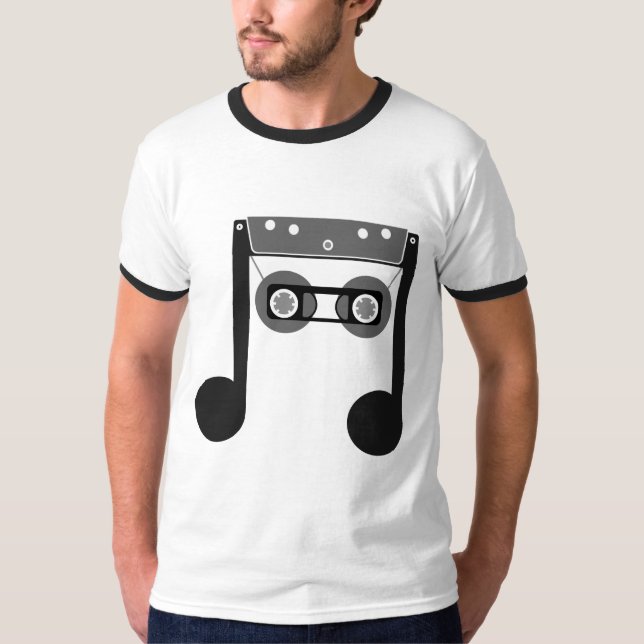 Beam Notes Beamed Achte Music Cassette classic T-Shirt (Vorderseite)