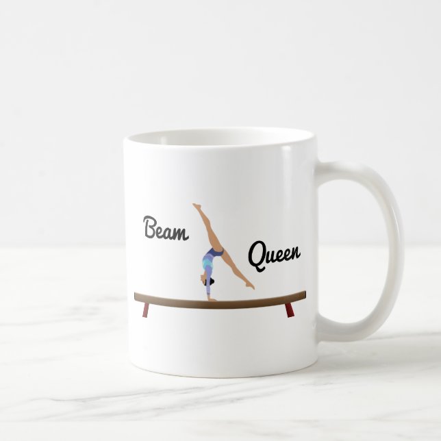 Beam Queen – Artistic Gymnastics Mug Kaffeetasse (Rechts)