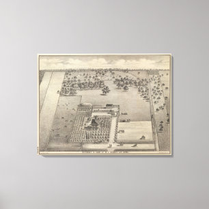 Beamer Wohnsitz Leinwanddruck