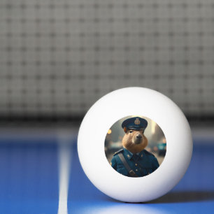 Beamter Capybara: Den Frieden bewahren, Tischtennisball