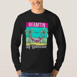 Beamtin Auf Lebenszeit Cat Hammock Beamtin 4 Life T-Shirt