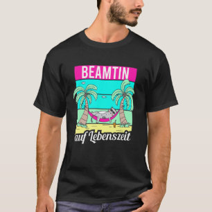 Beamtin Auf Lebenszeit Cat Hammock Beamtin 4 Life T-Shirt