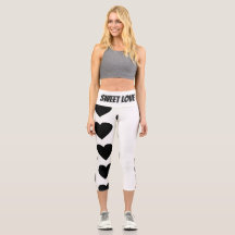 Bean2002 "Sweet Liebe" Herz Hoch waisted Capris