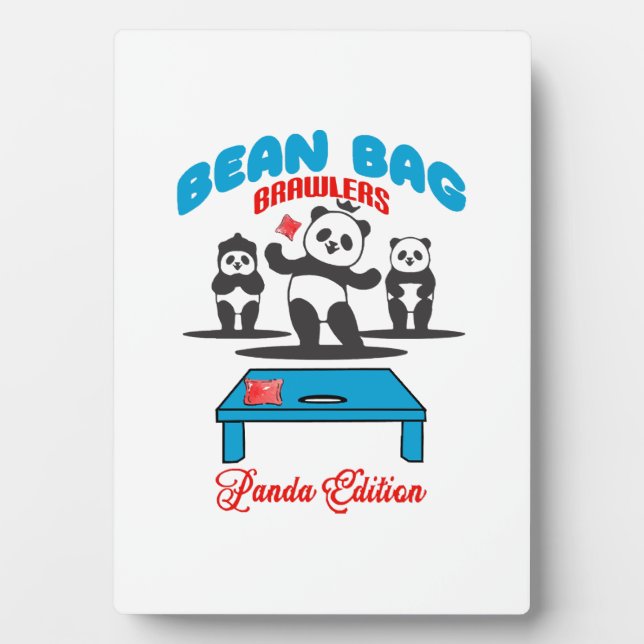 Bean Bag Brawlers - Panda Fotoplatte (Vorderseite)