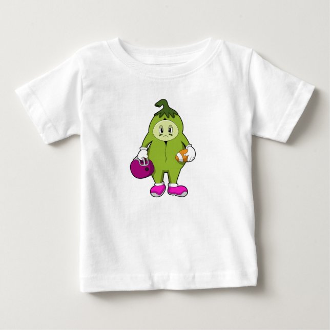 Bean beim Fußballsport Baby T-shirt (Vorderseite)