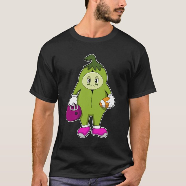 Bean beim Fußballsport T-Shirt (Vorderseite)