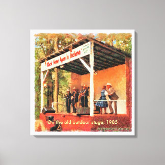 Bean Blossom Leinwand, 1985 Leinwanddruck