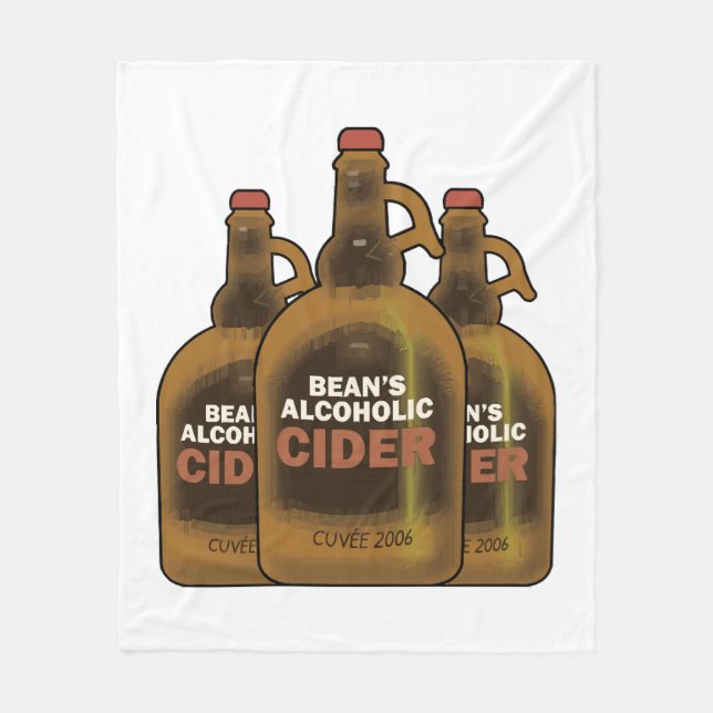 Bean Cider Fleecedecke (Vorderseite)