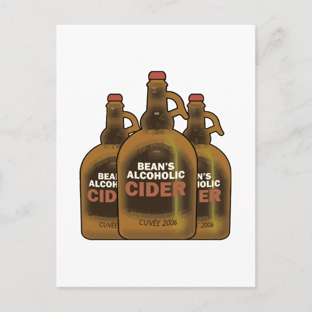 Bean Cider Postkarte (Vorderseite)