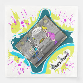 Bean Dip | Birthday Dinner Napkin Serviette